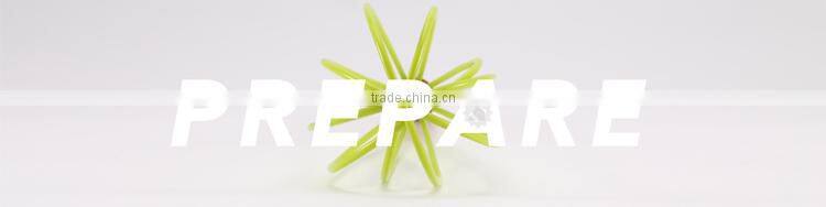 Kitchen Silicone Eggbeater with Stainless Steel Handle