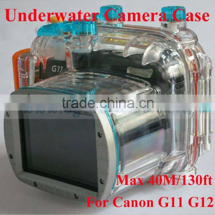 40M/130ft Diving Camera Case Underwater Waterproof Camera Housing Casing Hard Bag Diving Equipment for Canon