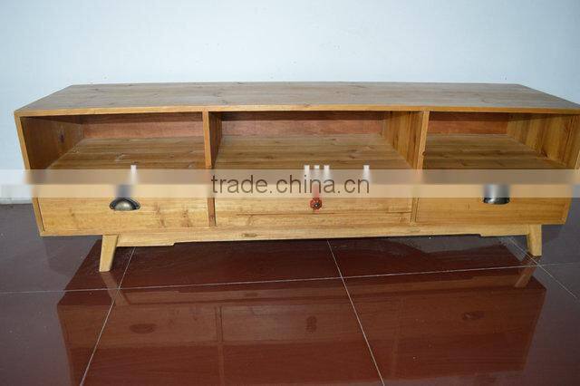 Shabby chic vintage French antique wooden TV table for living room