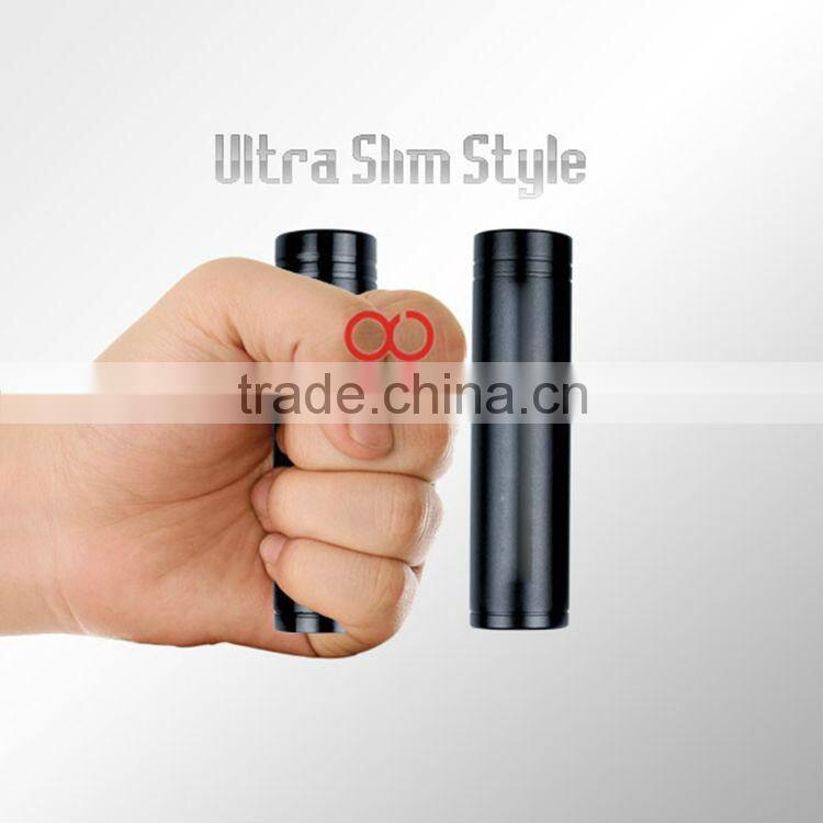 2200mah portable lipstick/cylinder shape power bank for iphone 5, Samsung, mobile phone