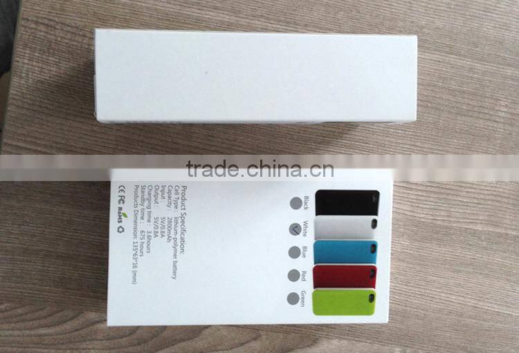 wireless power bank for 5C external power bank case 2800mah