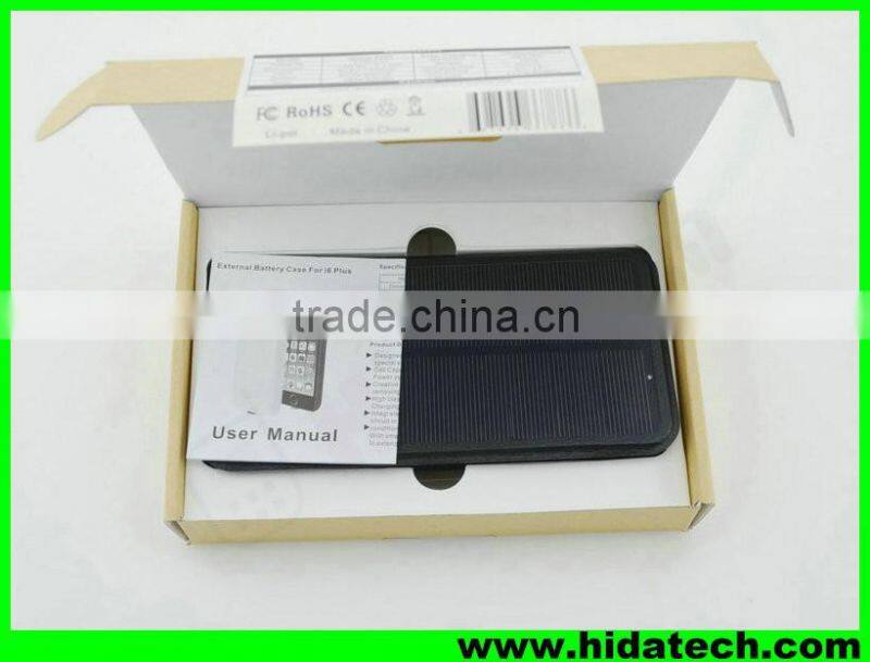 Wholesale 4200mah solar mobile charger cover case for samsung galaxy s6 power bank case