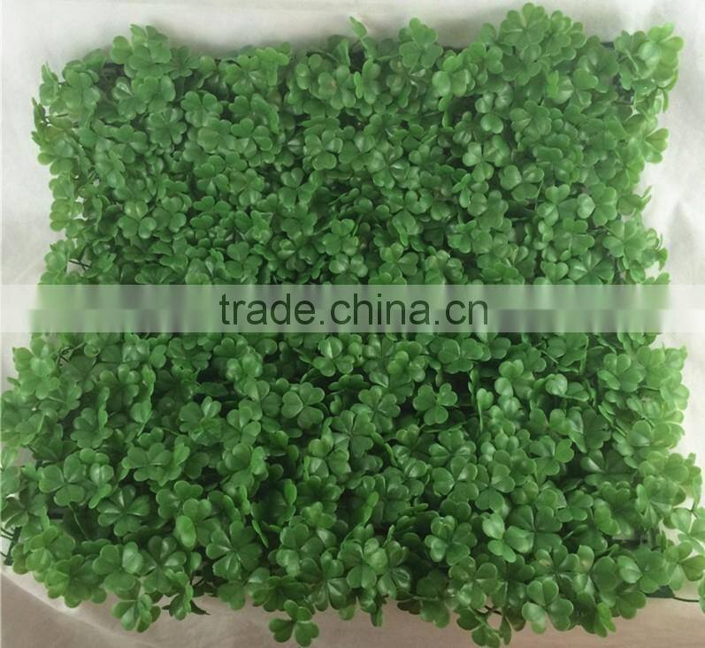 new premium decorative artificial foliage fence Four Leaf Clover