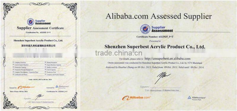 Promotional acrylic christmas trees for house decoration