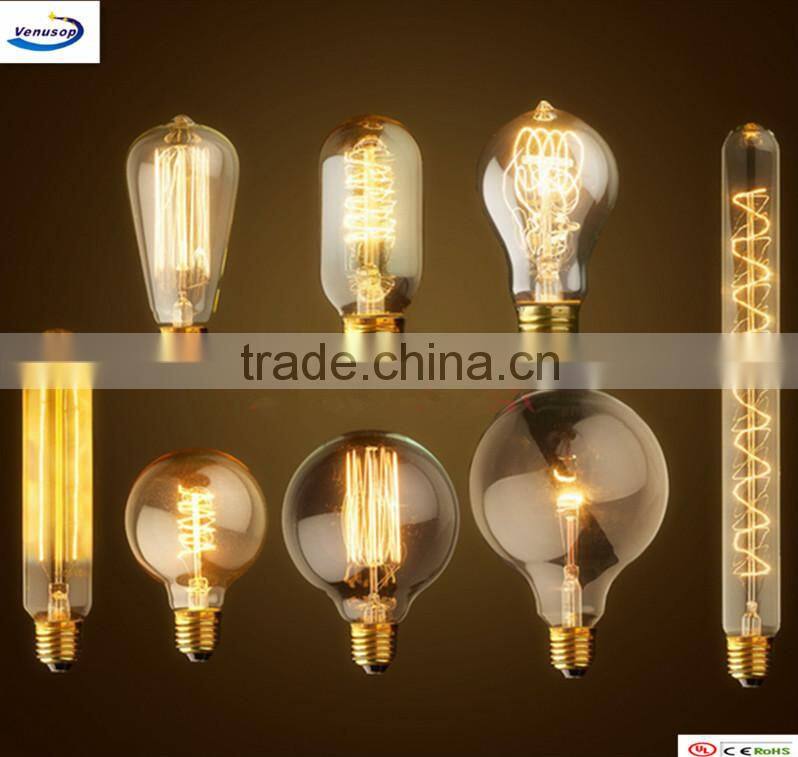 Edison bulb lighting brass base E27