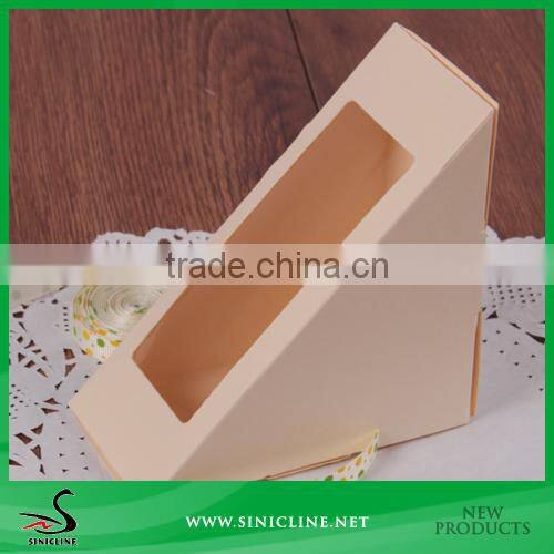 Sinicline high quality Sandwich Package Box with PVC Window