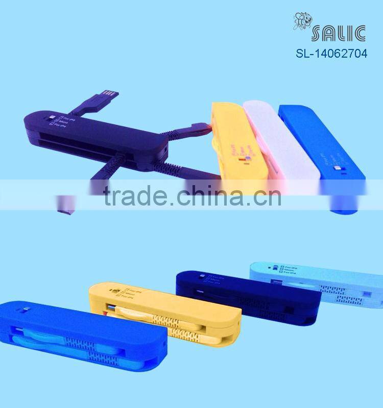 2015 Newest design swiss army knife 3 in 1 usb data cable