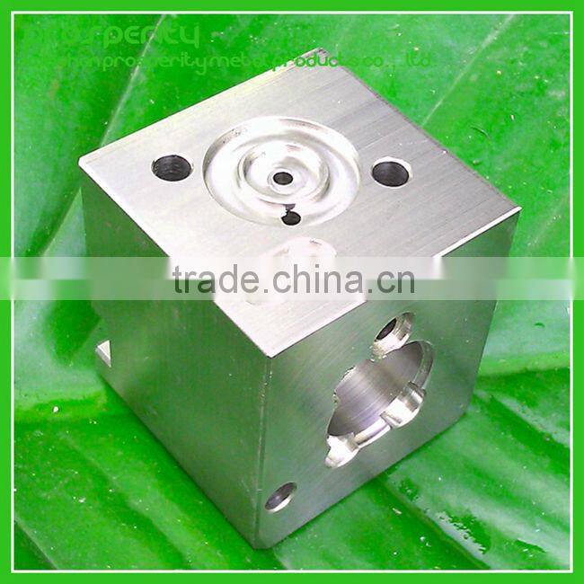 stainless steel valve blocks with cnc machining services