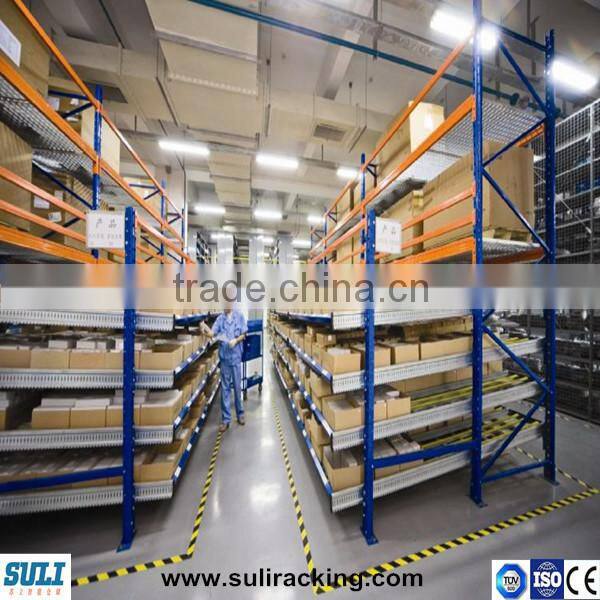 Production Line Carton Flow Storage Rack with Wheels For Storage System