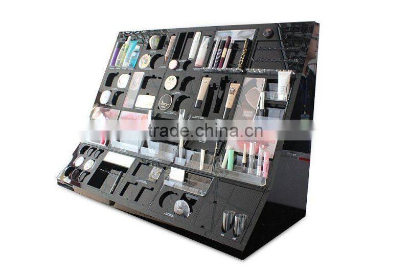 Beauty products display design Customized Acrylic cosmetic stands display with Experienced Factory Made
