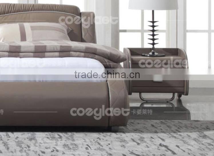 Stylish modern wave bed