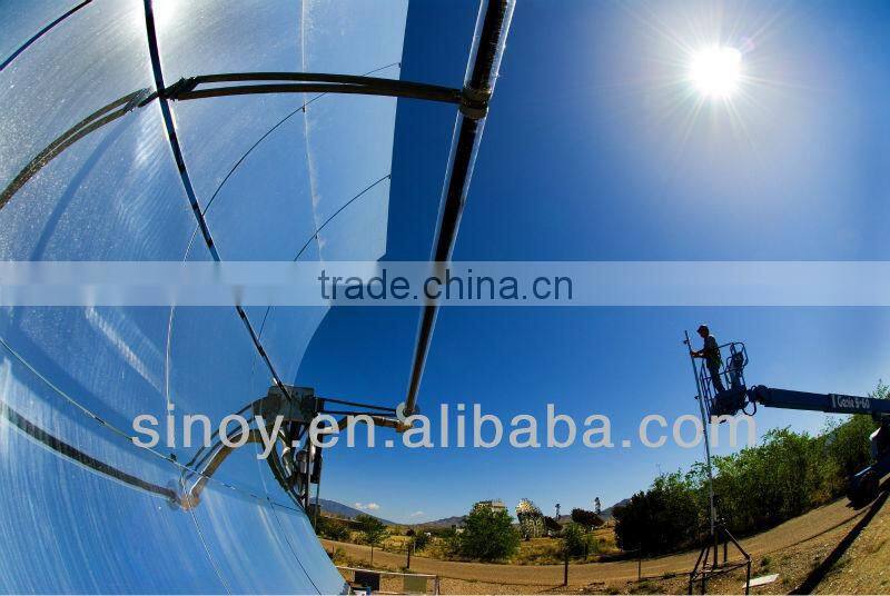 high quality supper thin solar radiation mirror visible light reflectivity93.7% Widely used for CSP system