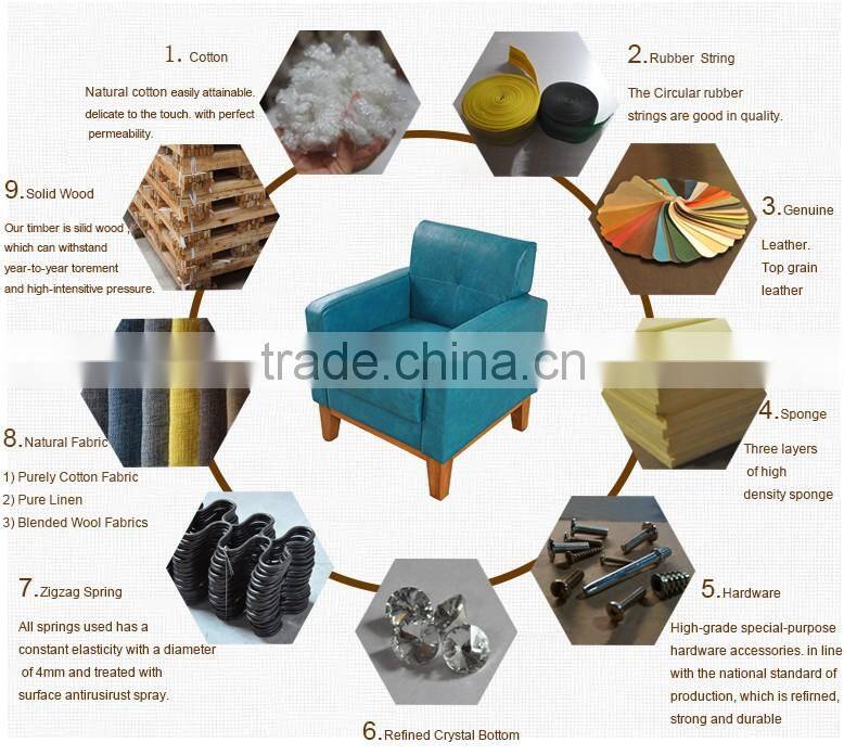 Green living room leather dining arm chair with low price