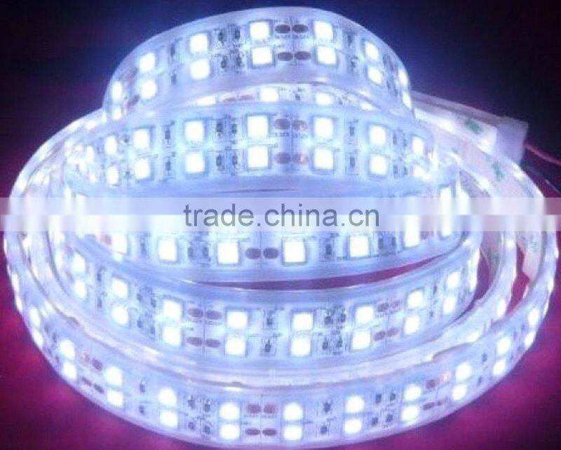 double row 5050 144w LED strips RGB 120 led meter IP20 non waterproof for indoor