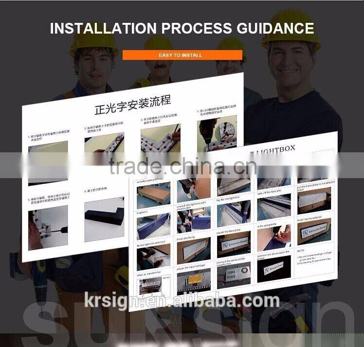 3d acrylic letter led sign alphabet letter