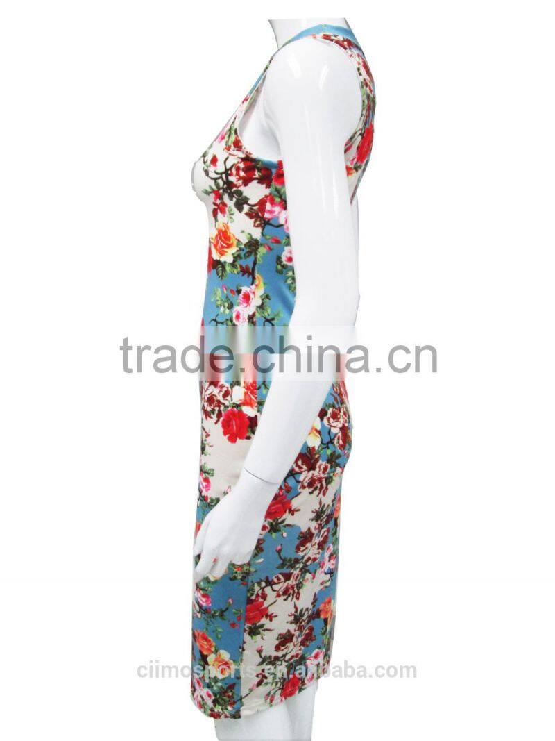 New summer fashion dress design,color new hot summer dress