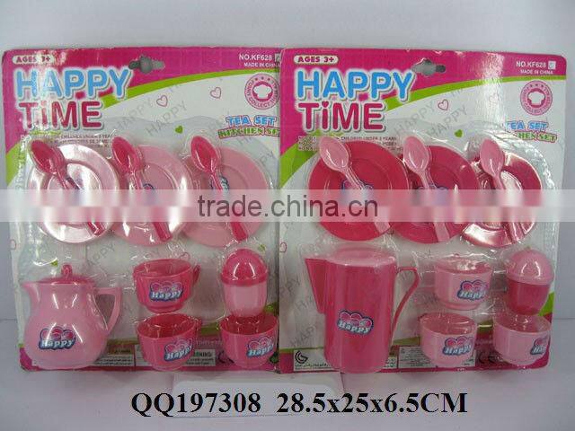 Plastic kitchen play set for kids