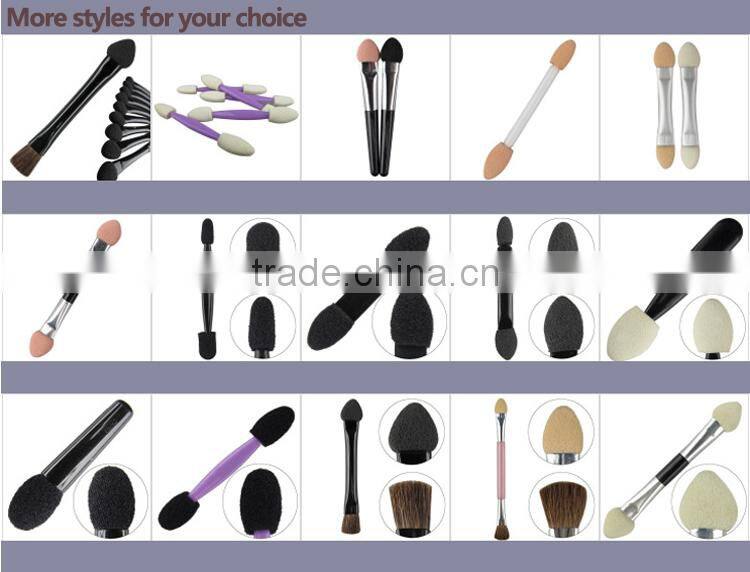 Double end cheap disposable eyeshadow sponge applicator