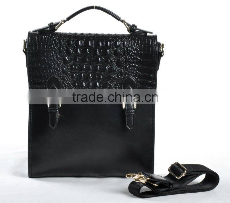 New arrival! Croco Portable flap bags fashion design leather handbags 2012