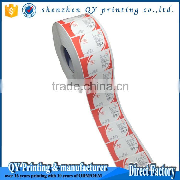 Health Food Adhesive Packaging Labels for Food