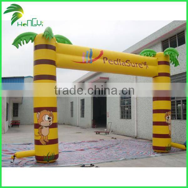 Fashionable Custom Larger Design Lovely Palm Popular Decorate Inflatable Arch