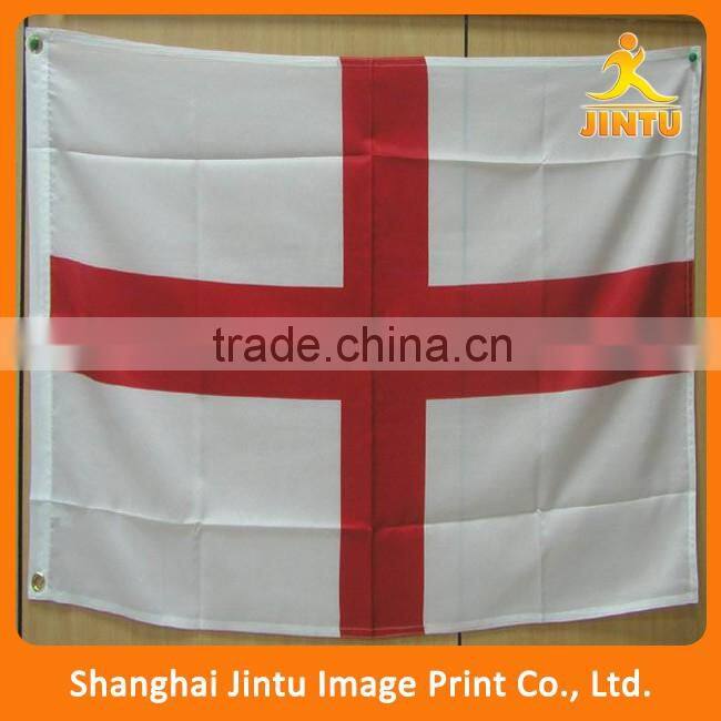 Promotional small knitted custom polyester advertising flag
