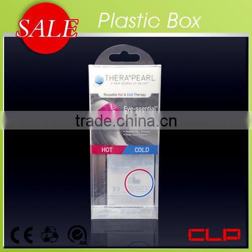 New made plastic clear packaging boxes custom logo