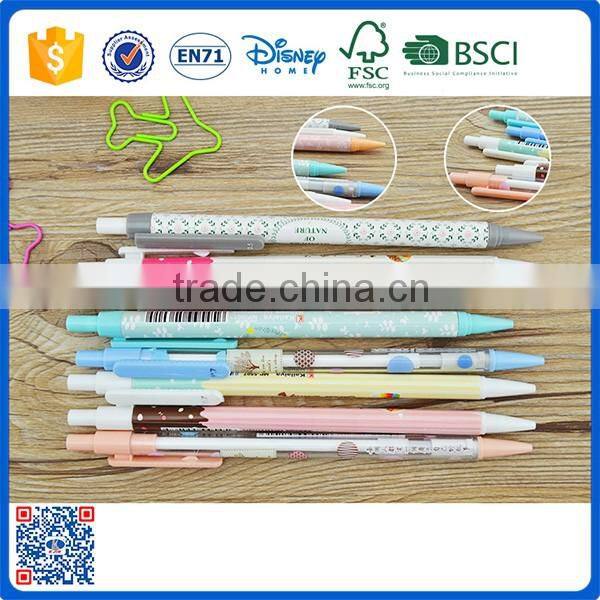 Plastic automatic pencil in bulk with oem logo for school