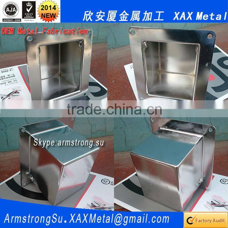 XAX02TD OEM metal fabrication ss304 ss316 Recessed Toilet Tissue Dispenser