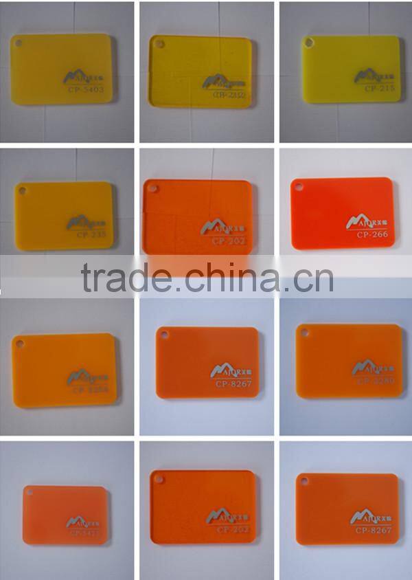 made in china cheap different color acrylic plate