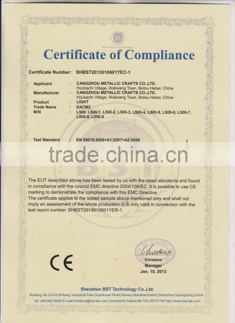 aluminum street lamp round lamp holder with PC cover