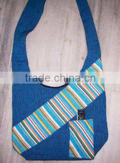 50 Pcs Lot Cotton Handmade Tribal Design Shoulder Bag/Girls College Bag