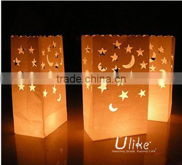 paper bag for candle New design luminaria candle bag