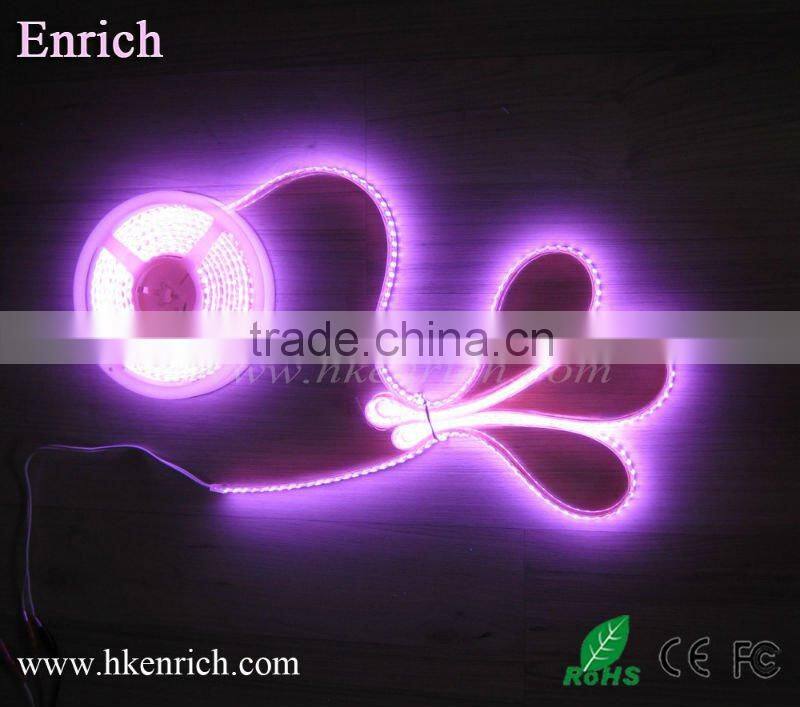 Pink Led Strip light warterproof flexible led stip