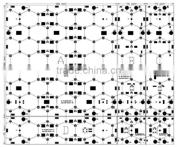 Back led panel light for advertising light box