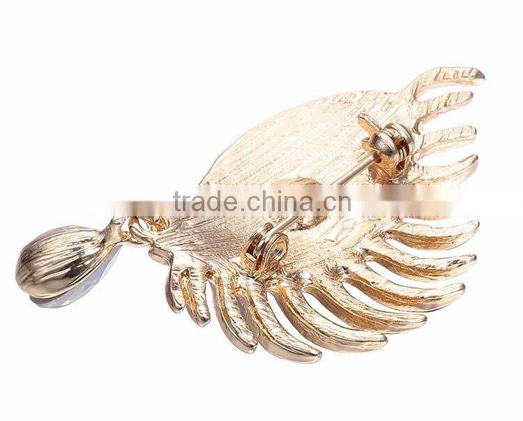 2016 Occident Rhinestone Animal Bird Brooch