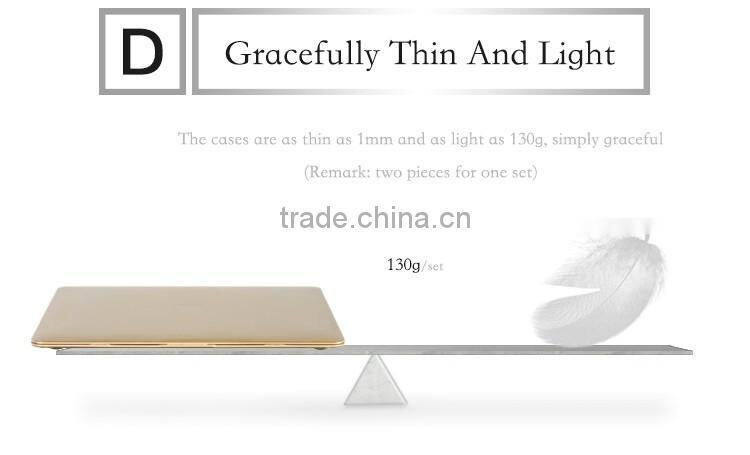 For macbook pro clear pc case,case for MaCbook