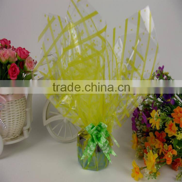 Printed bopp film/packing material waterproof wrapping paper for flower