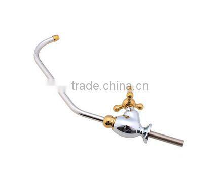 Chrome polished faucet single handle swan kitchen sink faucet