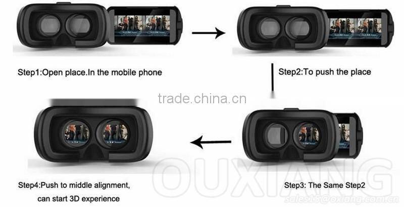 2016 New Design 3d Vr Glasses Virtual Reality Headset 3d Vr Box For Sale