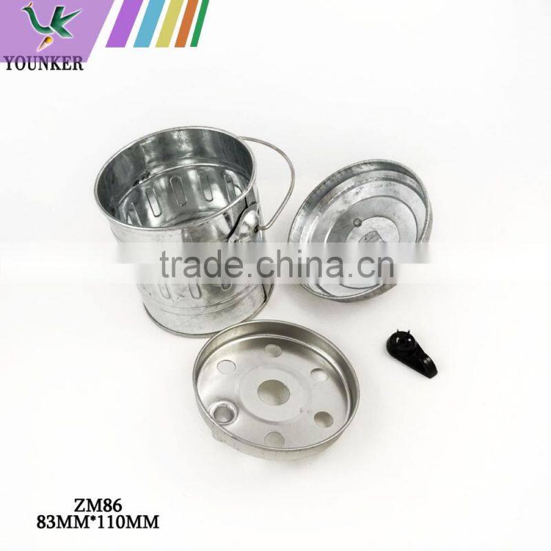 Decorative Galvanized Tinplate Metal Ashtray Bucket