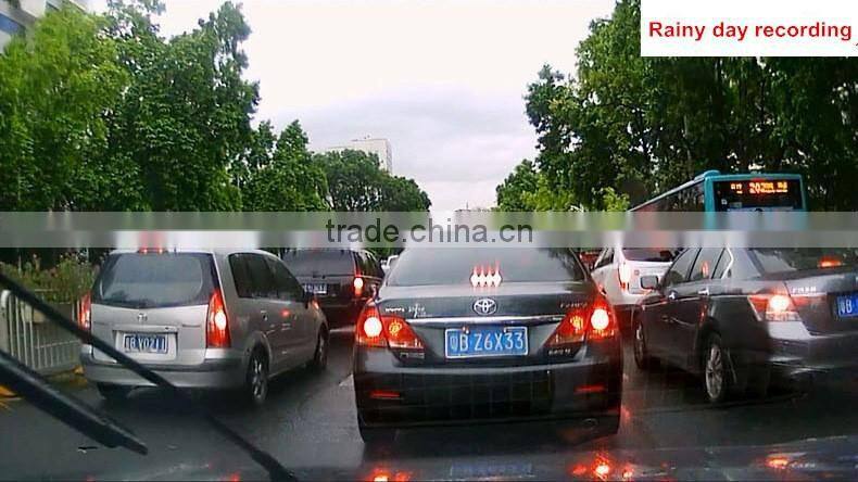 Show Longitude and latitude,dual camera mirror dvr with GPS Tracking Replay