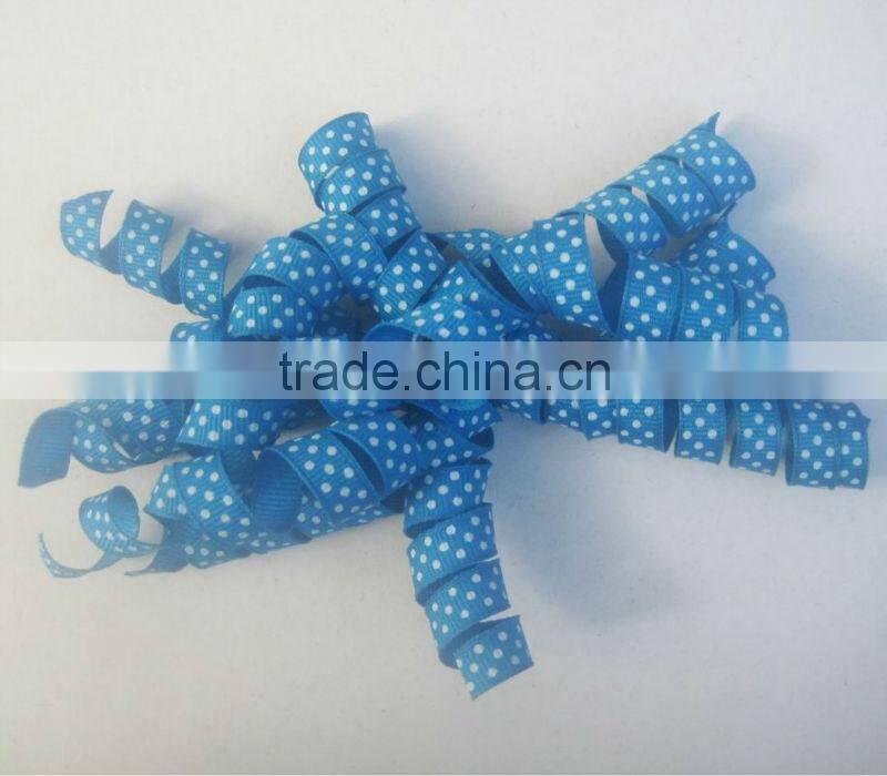 HOT SALE Gold Metallic Mesh Woven Fabric Ribbon Curly Swirls Bow