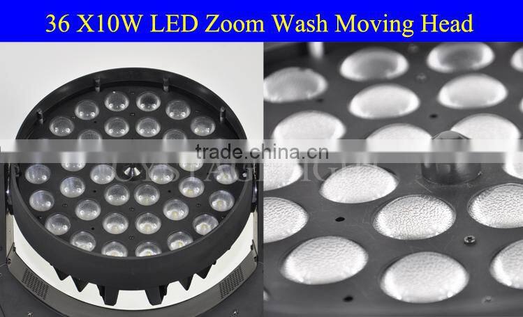 RGBW Zoom Moving Head LED 36X10W Light Wash