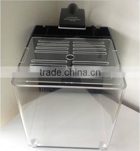 Custom mini desk fish tank, acrylic mini fish tank, plexiglass aquarium