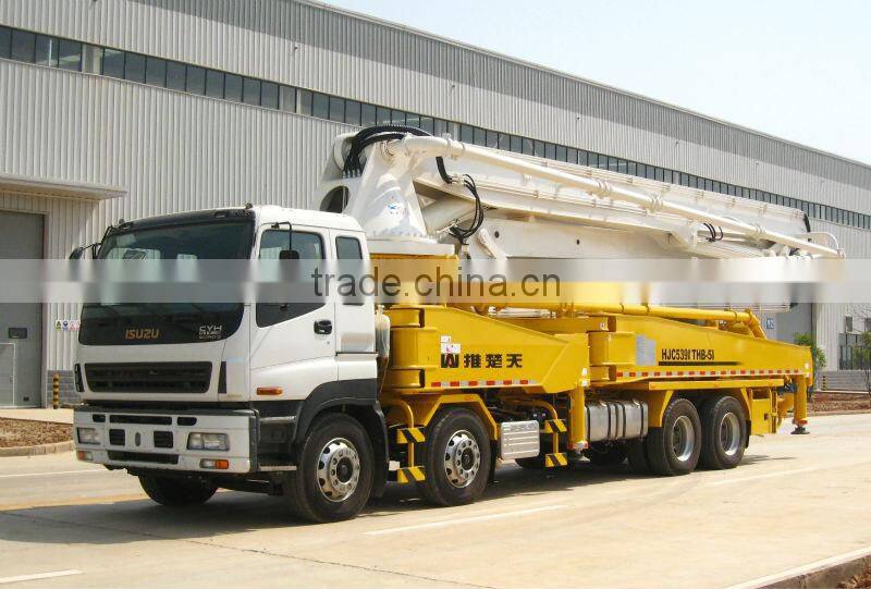 Isuzu chassis, 37m Truck-Mounted Concrete Pump