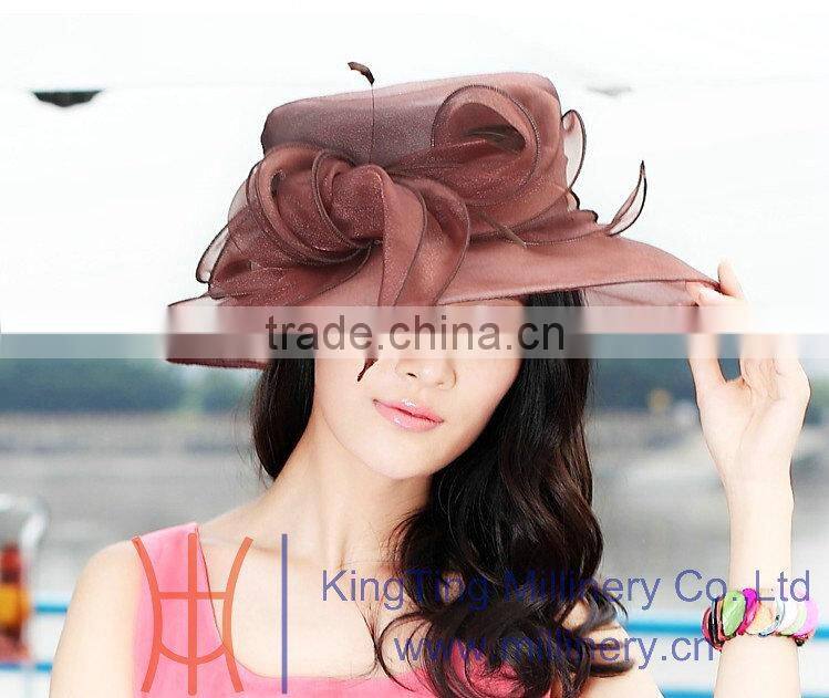 2014 Women Brand Organza Hat