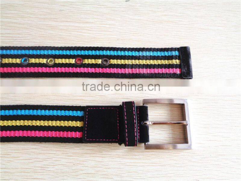 Factory Customized Canvas Sport Cotton Fabric Belt