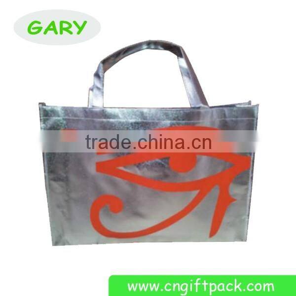 Silver Non Woven Garment Bag Non Woven Laminated Bag with Logo