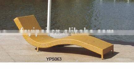 00 aluminum furniture for outdoor patio comfortable leisure rattan sun lounge chair YPS062